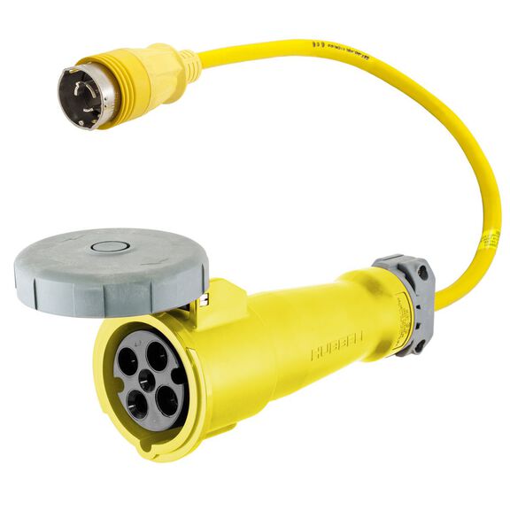 Hubbell Marine Adapter, 100A 125/250V to 50A 125/250V image number 0