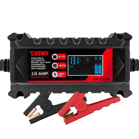 Automatic Smart Lithium and AGM Battery Charger and Maintainer, 15A image number 2