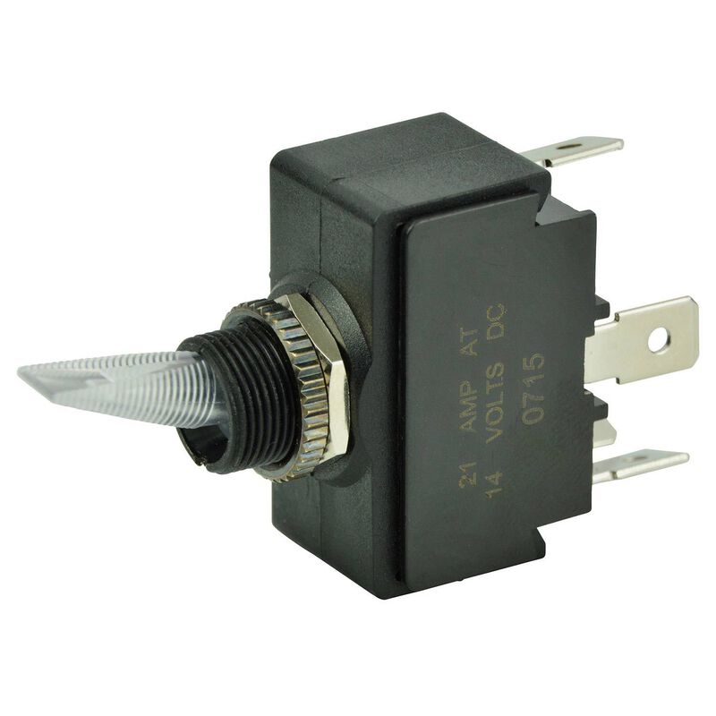 SPST Lighted Toggle Switch - Off/On image number 0