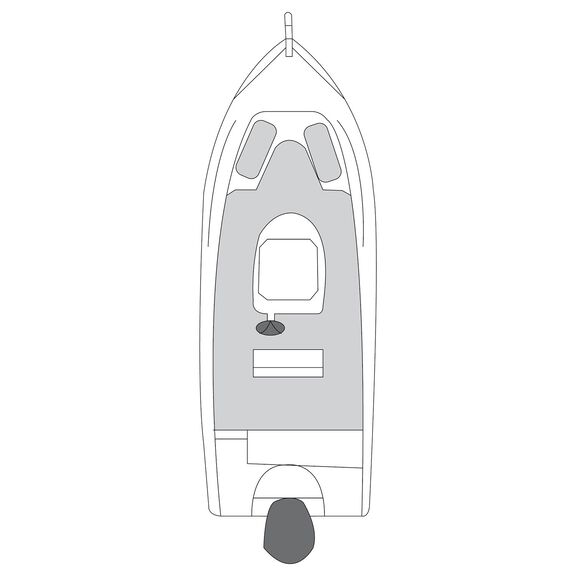 Flex-Fit&trade; PRO Boat Cover V-hull, Center Console, 20' - 22' image number 2