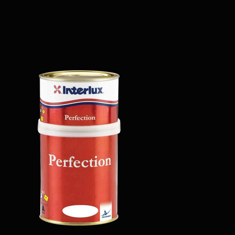 INTERLUX Perfection TwoPart Polyurethane Topside Paint, Jet Black