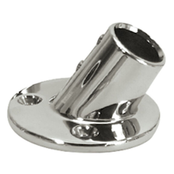 Stainless Steel 60&deg; Round Base, 1" Tube Outside Dia. image number 0