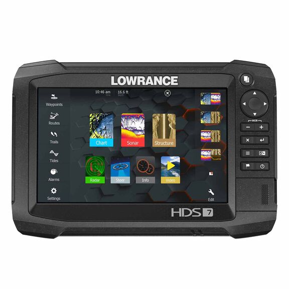 HDS-7 Carbon Multifunction Display with TotalScan Transducer and Insight PRO Charts image number 2