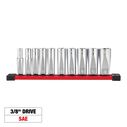 3/8" SAE Deep Well Sockets with FOUR FLAT&trade; Sides, 10 Piece image number 0