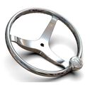 13 1/2" Power Grip Steering Wheel, 5/8" Hub image number 0