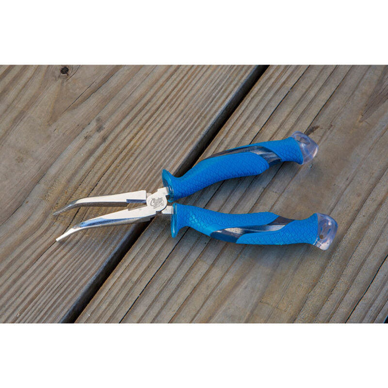 CUDA 8 1/2" Titanium Bonded Bent Needle Nose Pliers West Marine