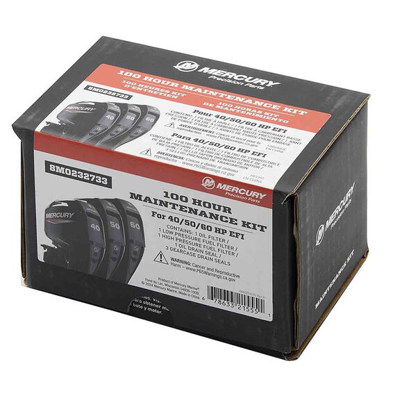 Mercury 40-60hp FourStroke EFI 100 Hour Maintenance Kit image number 0