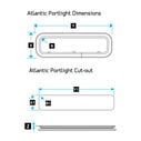 Lewmar Atlantic Portlight Size 60 - Thick Valance - Smoke Acrylic / Silver Frame image number 2