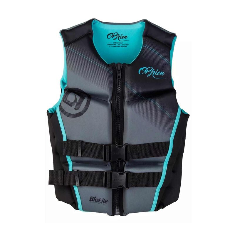 O'brien Women's Flex V-Back LTD Life Jacket, Aqua | by West Marine
