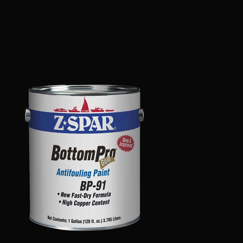 BottomPro Gold Antifouling Paint, Black, Gallon image number 0