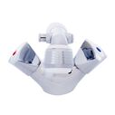 Trinidad Head/Shower Combo Faucet Classic Arctic White Sprayer, 6' White Rubber Hose Chrome/Arctic White image number 4