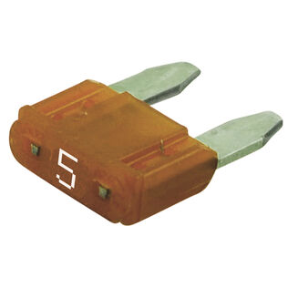 5A Mini Blade Fuses, 5-Pack
