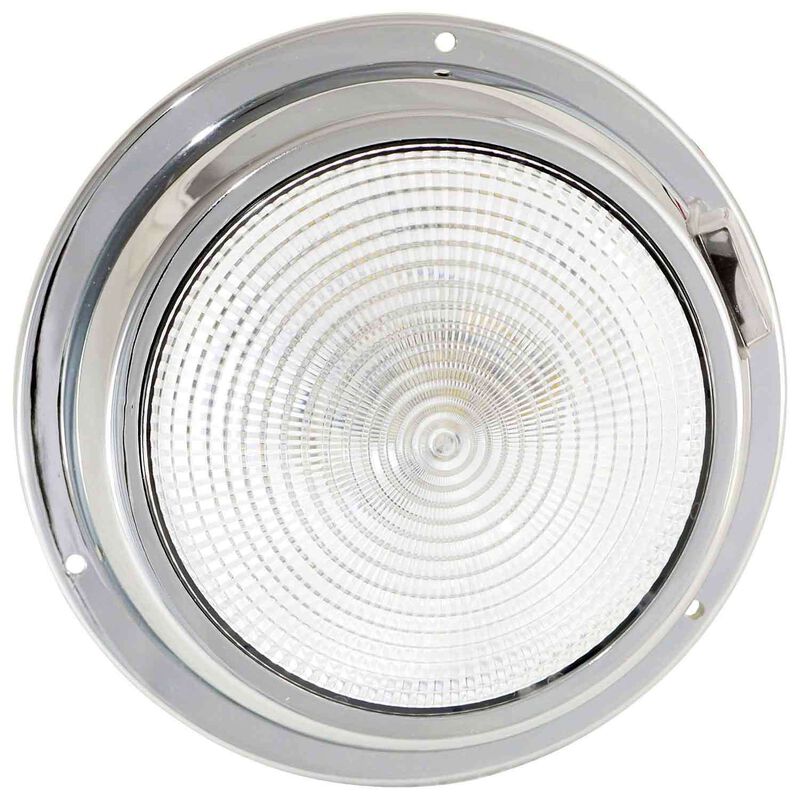 5 1/2" Dome Light with Three-Position Switch, White/Red image number 0