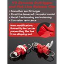 BLUEWING Zirconia Outrigger and Flat Line Release Clip Red 2pcs image number 1