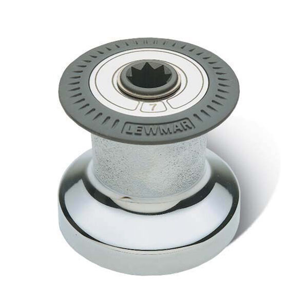 #7 One-Speed Chrome-Plated Bronze Non-Self-Tailing Winch