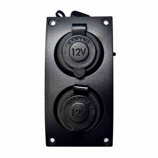 2 Gang Mini Socket Panel