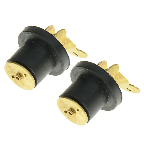 Baitwell Plugs, 3/4", Brass, Pair image number 1