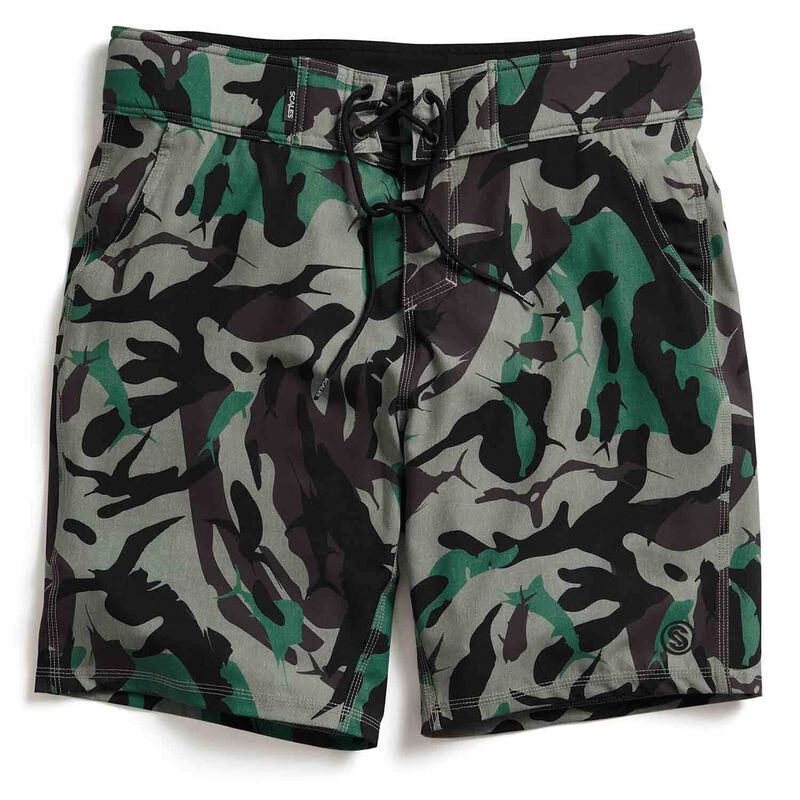 SCALES Men's Frigate Camo Board Shorts West Marine