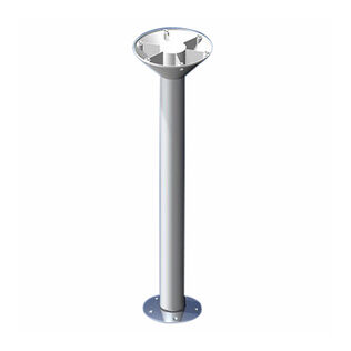 28" H Fixed Height Moveable Table Pedestal with Twist-Lock