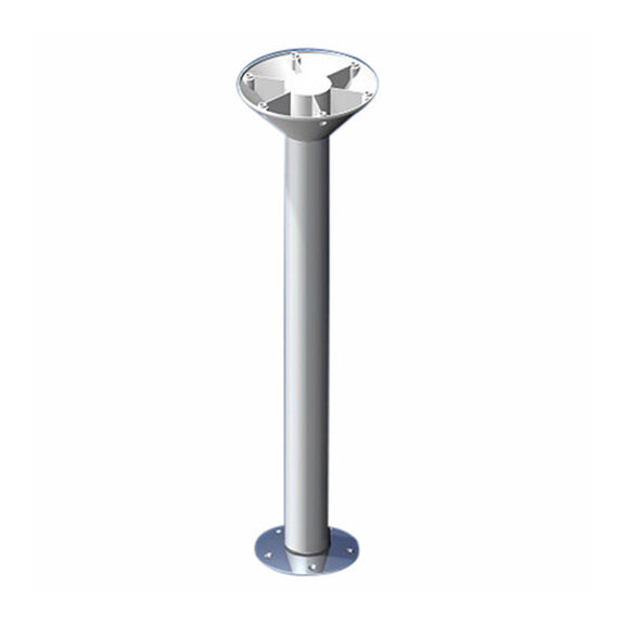 29 9/10" H Fixed Height Moveable Table Pedestal with Twist-Lock image number 0
