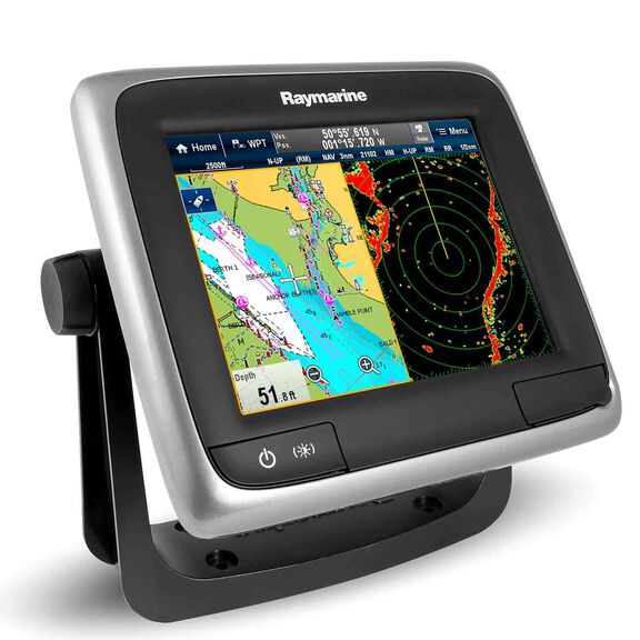 a68 Multi-Function Touchscreen Display with Built-in CHIRP Sonar and CHIRP Downvision&trade;, Wi-Fi and Navionics+ Charts, CPT-100 Dual Element Transducer image number 0