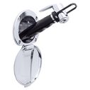 Recessed Shower Chrome Cup & Lid, Hammer-Head Black Sprayer, 6' Stainless Steel Hose image number 0