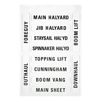 Sailboat Labels