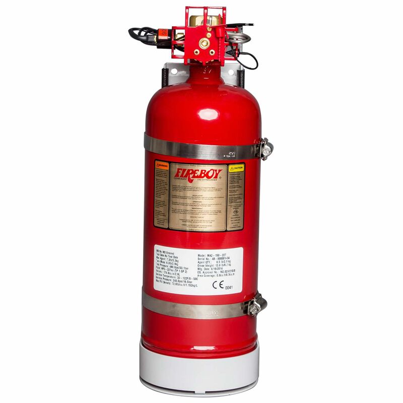 MA2 Fire Extinguisher, 200cu.ft. Coverage, 8.6lb. Agent Weight image number 0