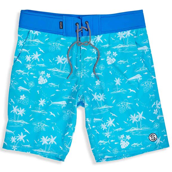 Men's Never A Tourist Board Shorts image number 0