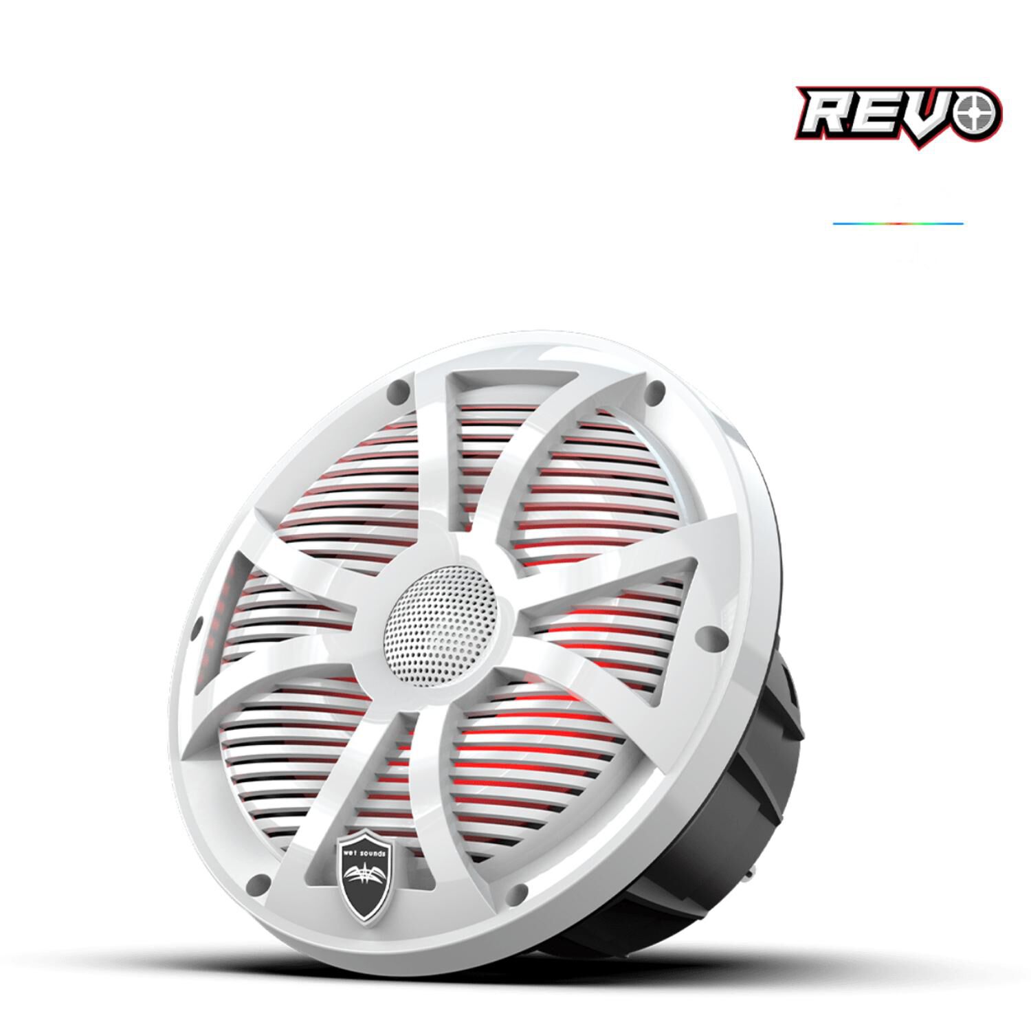 Wet Sounds REVO Closed SW Grille Marine Coaxial Speakers - Thumbnail 2