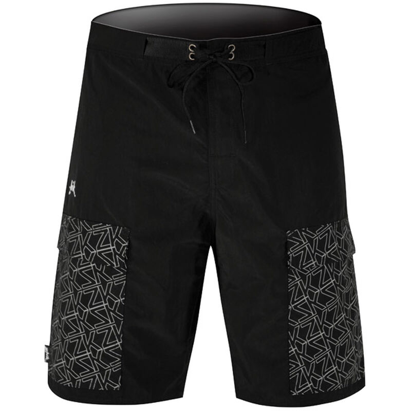 Men's Boat Shorts, Black, 34 West Marine