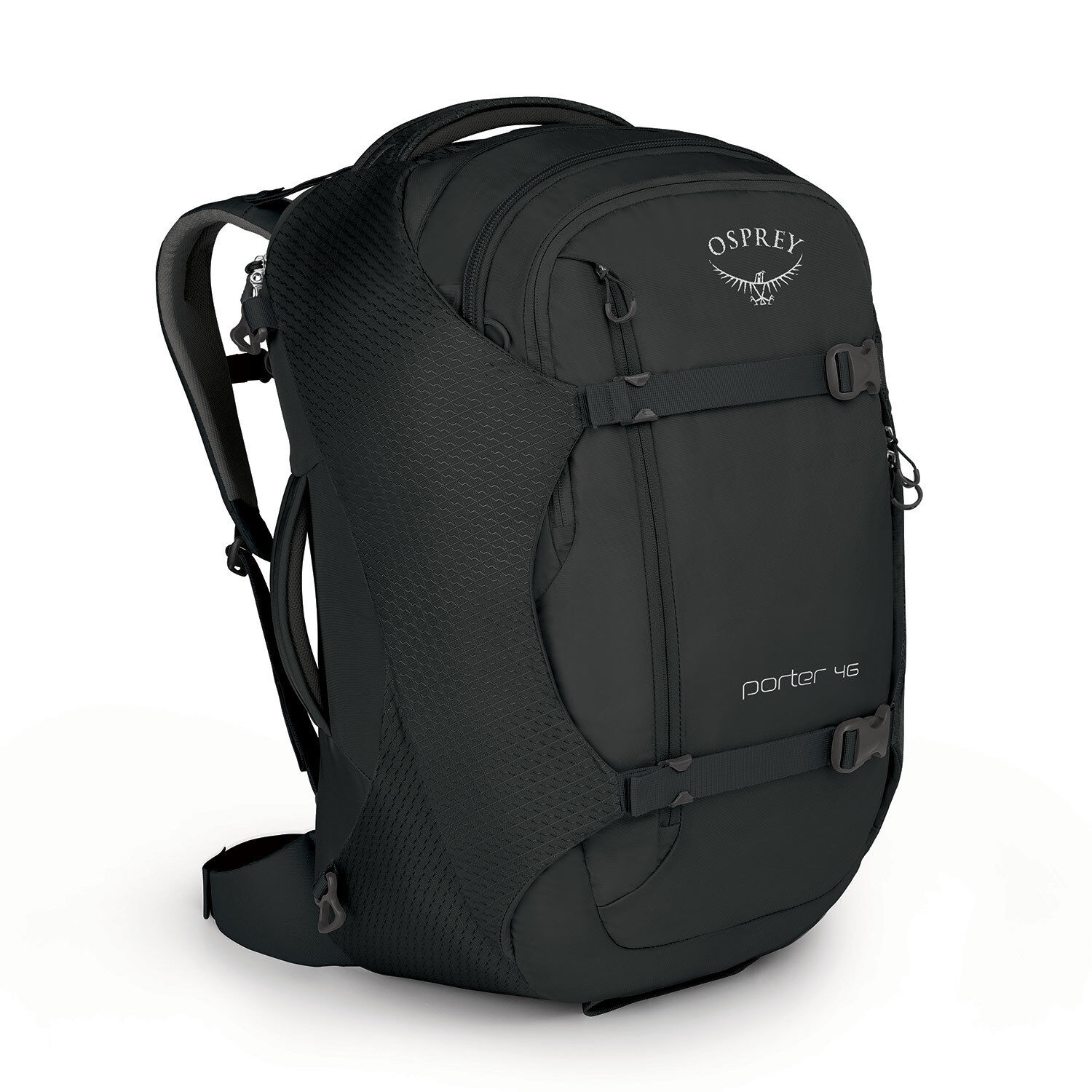 OSPREY Porter 46 ボストンバッグ バックパック ブラック・グレー OSPREY Porter 46 Backpack