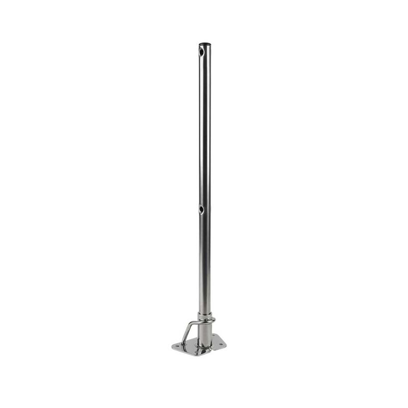 24"L Stanchion, Fits Boats 26'-31', Two Wire Holes image number 0