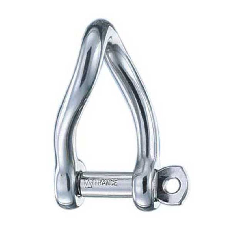 Stainless Steel Self-Locking Twisted Shackle with 13/32" Pin image number 0