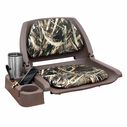8WD139CLS-B-733 Molded Fishing Boat Seat with Cordura Camo Cushion Pads, Brown Shell / Realtree Max 5 image number 7