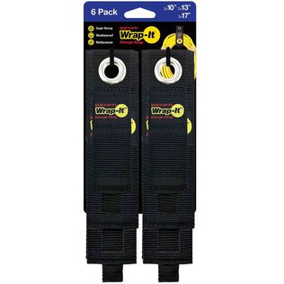 Heavy-Duty Storage Straps, Assorted 6-Pack