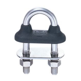 5/16" Stock Dia. Watertight U-Bolt Black