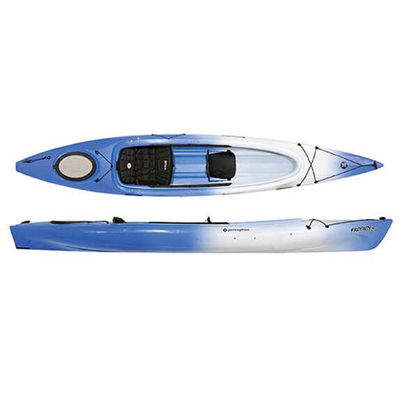 Prodigy 13.5 Sit-Inside Companion Kayak, White/Blue image number 0