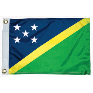 Solomon Island Courtesy Flag, 12" x 18"