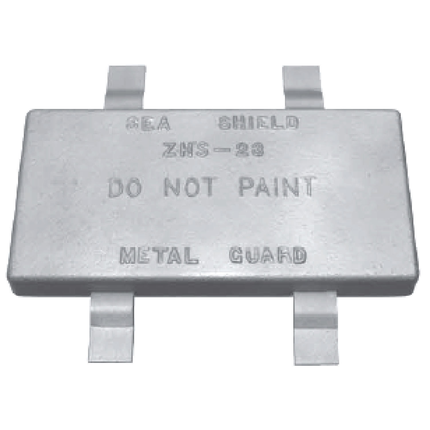 Weld-On 6x12 x 1-1/4 Zinc Anode
