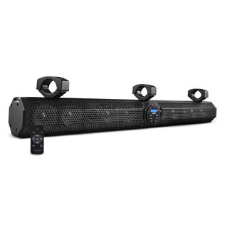 37" Marine Sound Bar Speaker System, 10 Speakers 1200 Watts, Bluetooth&reg; v5.0, Rotating Control Panel