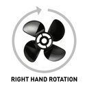 Nemesis 4-Blade Aluminum Propeller, 14" dia x 17" pitch, Right Hand image number 2