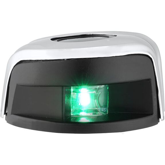 SEAFLO Horizontal Bow Mount Navigation Light, Bright LED, Starboard Green, 2NM Visibility image number 0