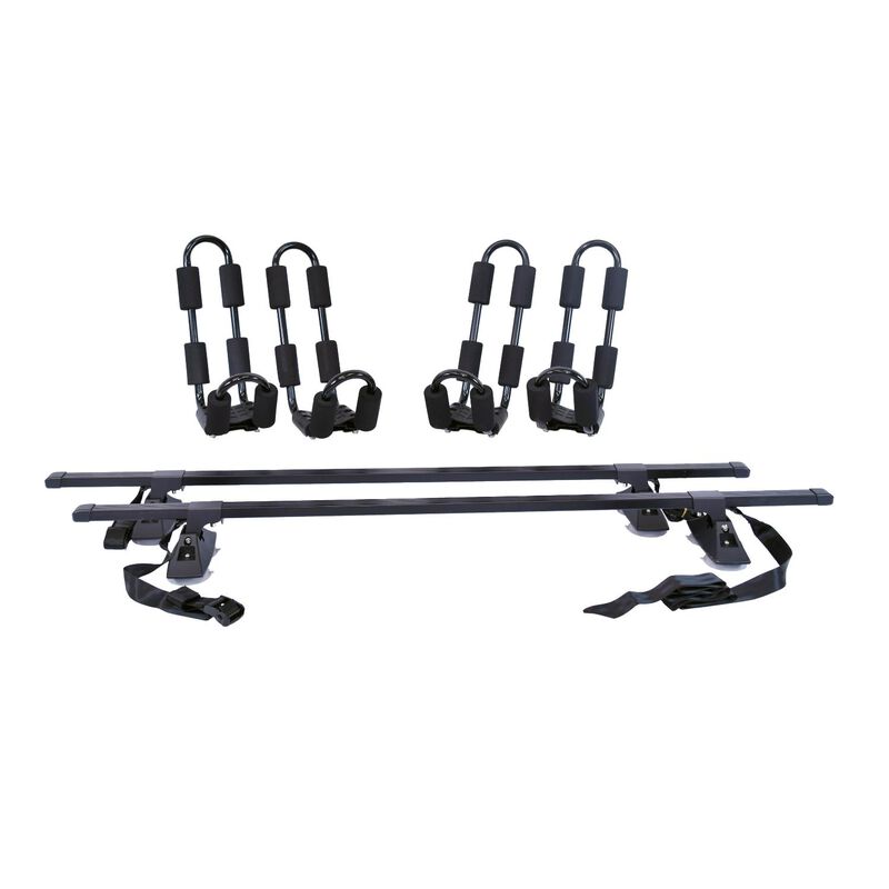 Malone Auto Racks 58” VersaRail Cross Bar System & J-Rack Carrier, 2 Pack | by West Marine