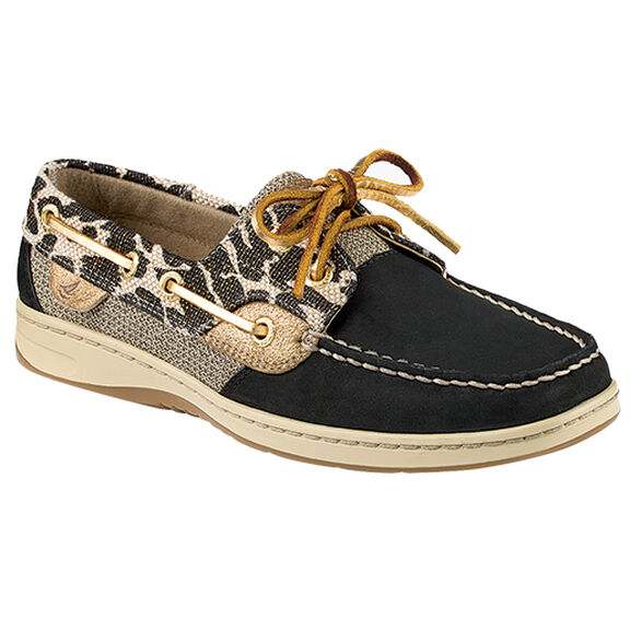 Women&rsquo;s Bluefish Leopard Shimmer 2-Eye Boat Shoes image number 0