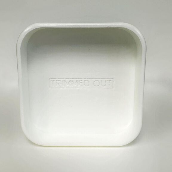 Yamaha 6Y8F Digital Gauge Cover, Square White image number 1