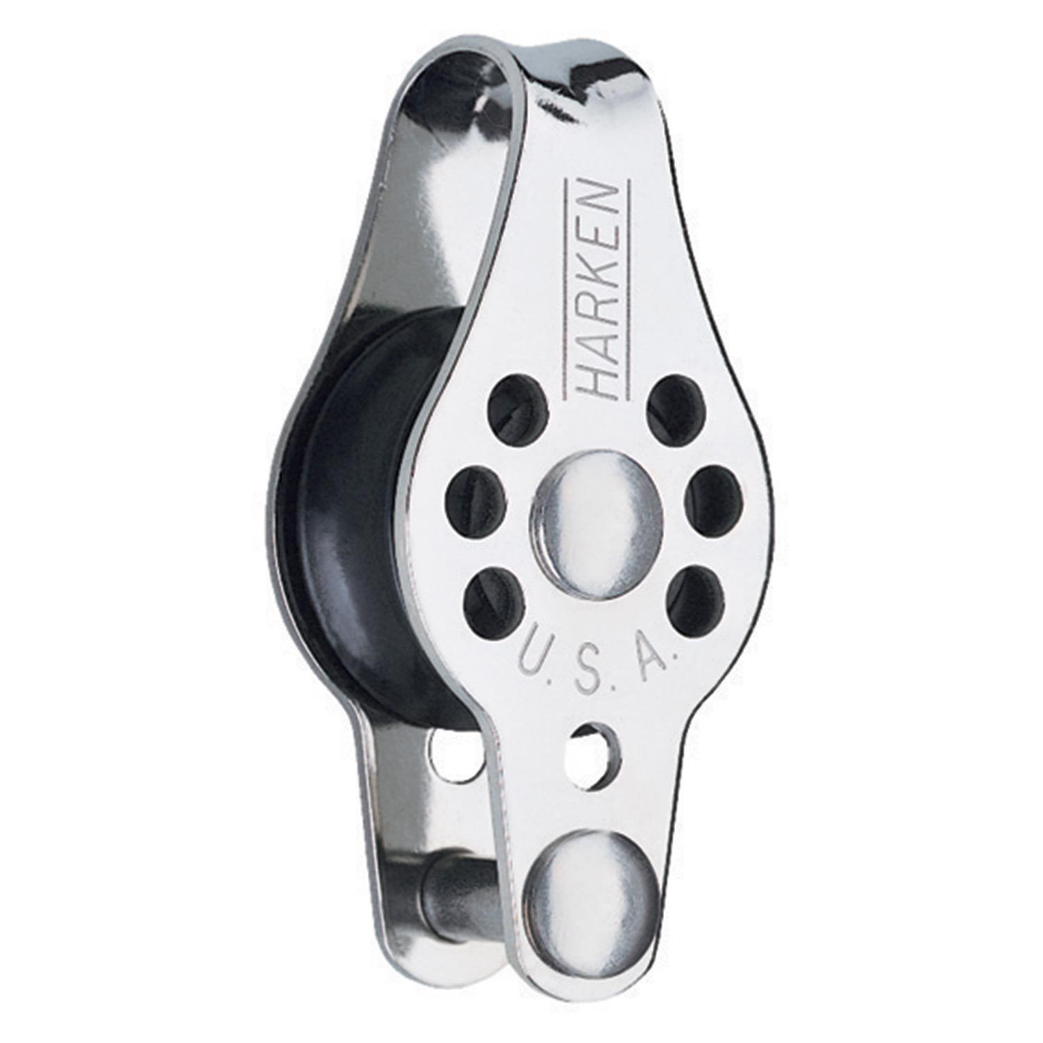 22mm Single Micro Block with Becket, Fixed Lashing Eye