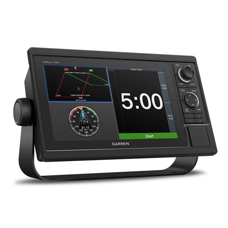 GPSMAP® 1042xsv Multifunction Display with GT52-HW Transducer and BlueChart g3 Coastal and LakeVü Charts image number 1