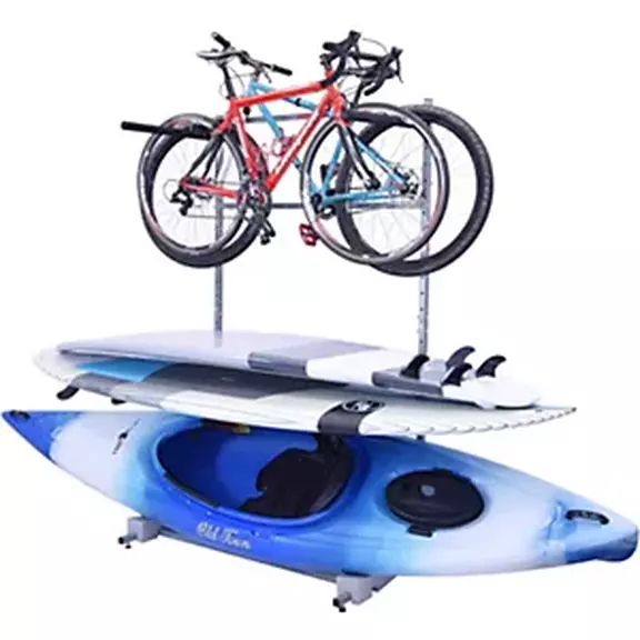 FS Rack Floor-Based Storage System, 3 Bike, 2 SUP, 1 Kayak Storage Rack image number 1