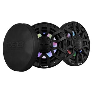 NXL&nbsp;6.5" 2-Way Coaxial Marine Speaker With Digital Led Lights And Bullet Tweeter, 150 Watts, 4-Ohm